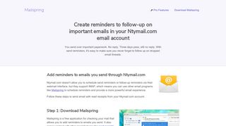 How to turn on reminders for your Ntymail.com email account
