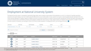 Jobs | National University System