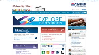 University Library - - Newcastle University