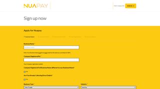 Nuapay: Sign up now