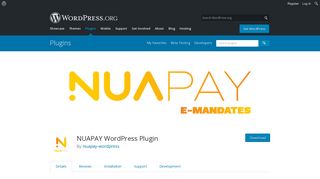 NUAPAY WordPress Plugin | WordPress.org