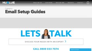 Email Setup Guides | Nublue