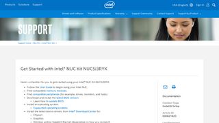 Get Started with Intel® NUC Kit NUC5i3RYK