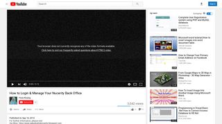 How to Login & Manage Your Nucerity Back Office - YouTube