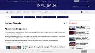 The latest nucleus-financial news for investment advisers and wealth ...