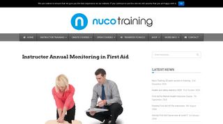 Instructor Annual Monitoring | Nuco Training