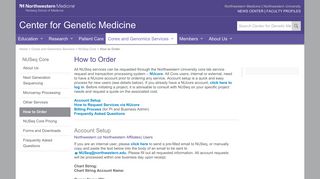 How to Order: Center for Genetic Medicine: Feinberg School of ...
