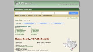 Nueces County Public Records | Search Texas Government Databases