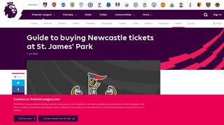 Guide to buying Newcastle tickets at St. James' Park - Premier League