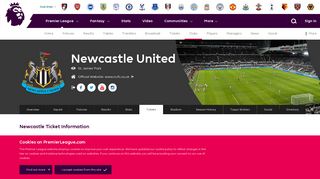 Newcastle United FC Tickets, Hospitality & Ticket News | Premier ...