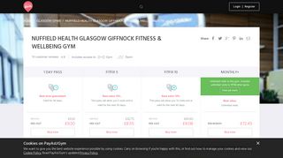 Nuffield Health Glasgow Giffnock Fitness & Wellbeing Gym, Flexible ...