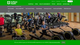 Gym in Sheffield, Fitness & Wellbeing | Nuffield Health