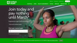 Gyms, Health Clubs, Fitness & Wellbeing | Nuffield Health