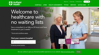 Nuffield Health: Private Hospitals, Gyms, Corporate Fitness