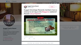 Nugget Casino Resort on Twitter: 