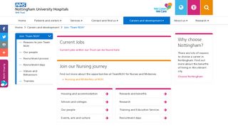 Join 'Team NUH' - Nottingham University Hospitals NHS Trust