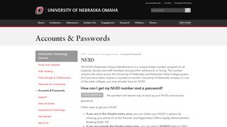Accounts & Passwords | Information Technology Services | University ...