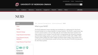 NUID | Information Technology Services | University of Nebraska Omaha