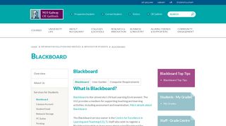 Blackboard - NUI Galway