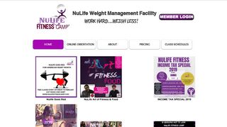 NuLife Fitness Camp | Work Hard...Weigh Less!