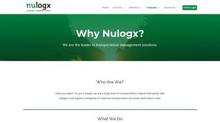 Why NuLogx | Nulogx