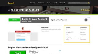 Welcome to Nuls.fireflycloud.net - Login - Newcastle-under-Lyme School