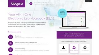 Labguru: Electronic Lab Notebook - ELN