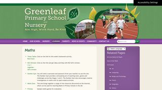Greenleaf Primary School - Maths