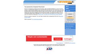 ACT - Number2.com :: Free Online Test Prep