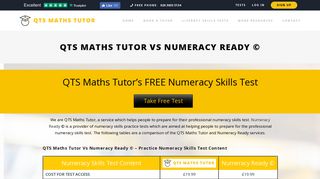 QTS Maths Tutor Vs Numeracy Ready