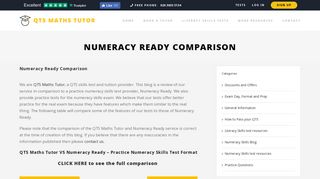Numeracy Ready | Are you Numeracy Ready | QTS Maths Tutor Blog