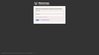 Numerex Customer Access Portal Login