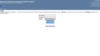 Numerex Solutions & Numerex Mobile Support Login