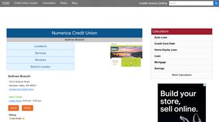 Numerica Credit Union - Spokane Valley, WA at 722 N Sullivan Road