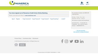 Numerica Credit Union Online Banking