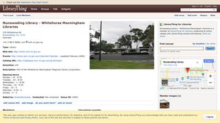 Nunawading Library - Whitehorse Manningham Libraries in ...