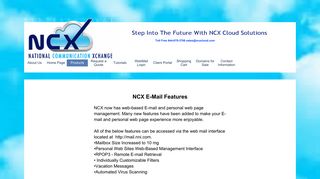 Hosted Email - NCXCloud