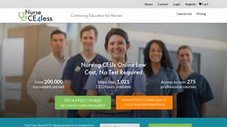 NurseCe4Less.com: Nursing CEUs Online - No Test Required