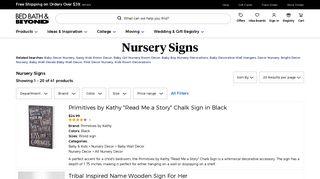 Buy Nursery Signs | Bed Bath & Beyond