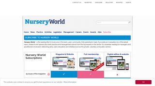 Subscribe - Early years & childcare news & best practice | Nursery World