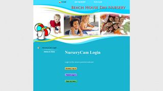 NurseryCam Login - Beach House Day Nursery in Rhyl