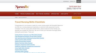 NursesRx Travel Nursing Site: Apply Now