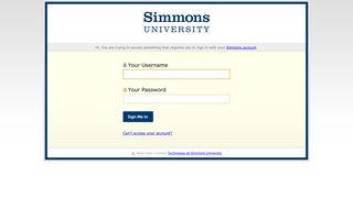 Simmons Central Authentication