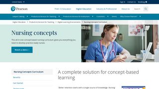 Pearson Nursing Concepts Curriculum with MyLab Nursing