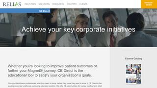 CE Direct Corporate Healthcare Solutions | OnCourse Learning - Relias