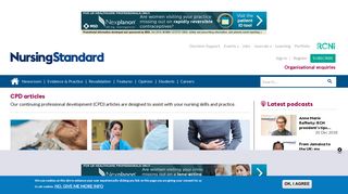 CPD articles | Nursing Standard | RCNi