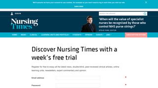 Register - Nursing Times