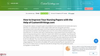 Buy Custom Nursing Essays, Research Papers and Dissertations ...