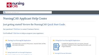 NursingCAS Applicant Help Center - Liaison