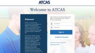 PTCAS | Applicant Login Page